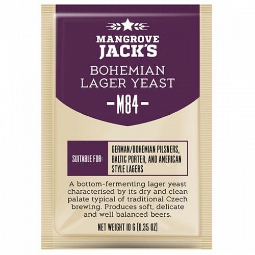 Дрожжи Mangrove Jack's Bohemia Lager M84 10 г
