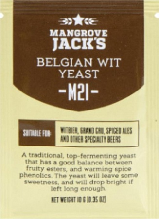 Дрожжи Mangrove Jack's Belgian Wit M21 10 г
