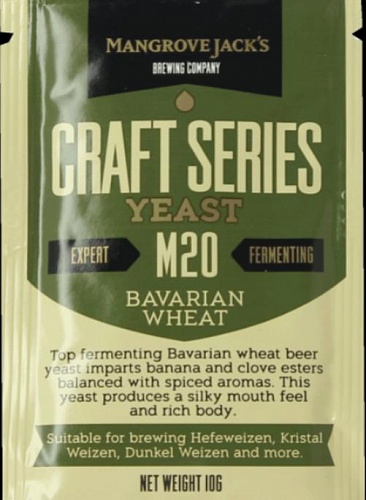 Дрожжи Баварское Пшеничное (Bavarian Wheat) M20 10 г / Mangrove Jacks (Новая Зеландия)