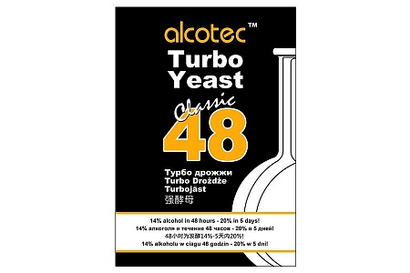 Спиртовые дрожжи Alcotec 48 Turbo 130 г